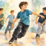 מחול מתאים לבנים שבונים ביטחון, חברים ותנועה